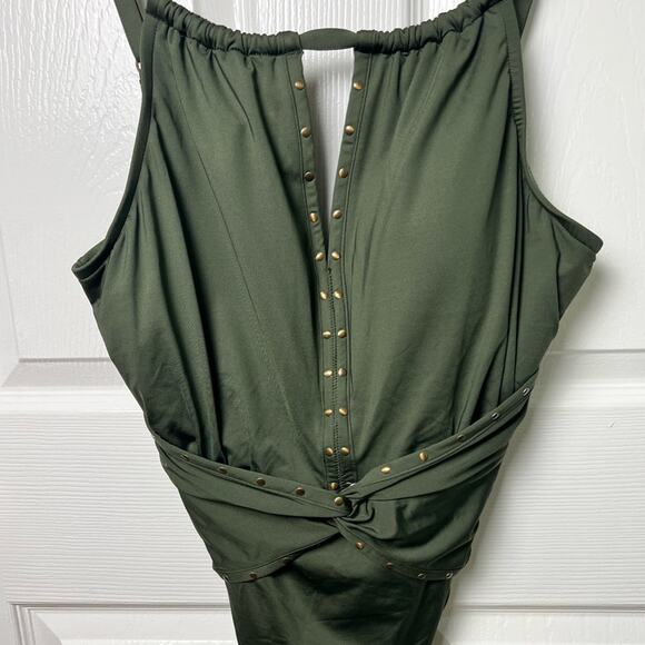 Magicsuit Riveted Diana One Piece Swimsuit Military 14 - Picture 3 of 7